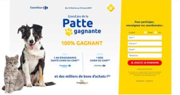 www.carrefour.fr - Grand Jeu de la Patte Gagnante Carrefour