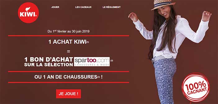 www.unandechaussures.com - Jeu Kiwi Un an de chaussures