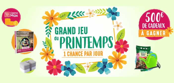 www.casinomax.fr - Grand Jeu du Printemps Casino max