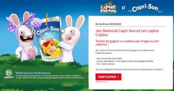 www.jeuconcourscaprisun.com - Jeu Capri-Sun Lapins Crétins Temps Fort