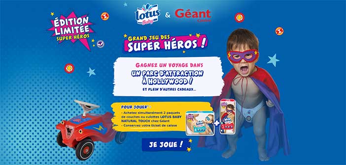 www.lotusbaby.fr/jeu-geant - Grand Jeu Super Héros Lotus Baby