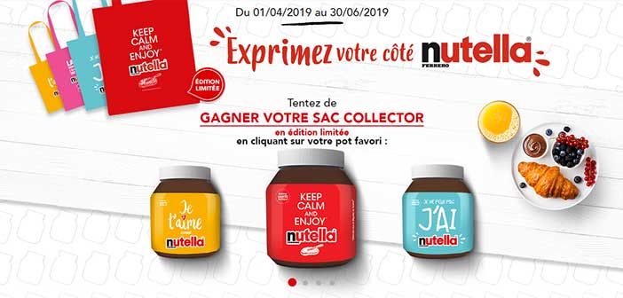 Nutella.lejeuboost.com - Jeu Mon côté Nutella