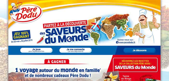 www.peredodu-saveursdumonde.fr - Jeu Père Dodu Partez à la découverte des saveurs du monde