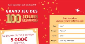 Jeu.auchan.fr/100jours2019 - Jeu Les 100 Jours Auchan