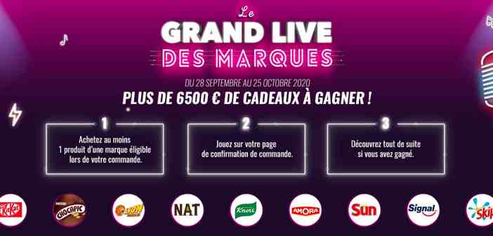 www.casinoDrive.fr - Jeu Grand Live des Marques Casino