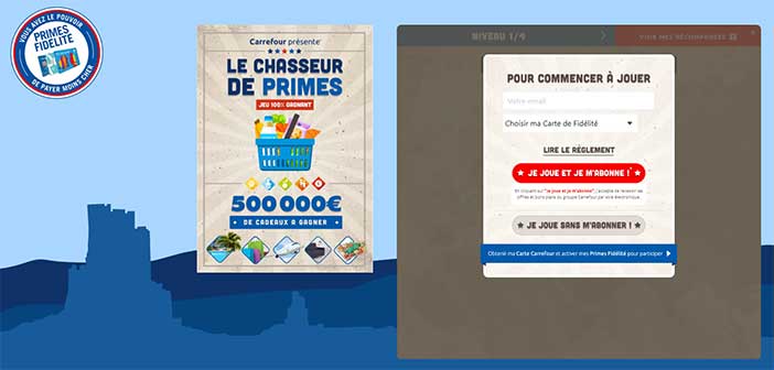 www.carrefour.fr - Jeu Chasseur de Primes Carrefour