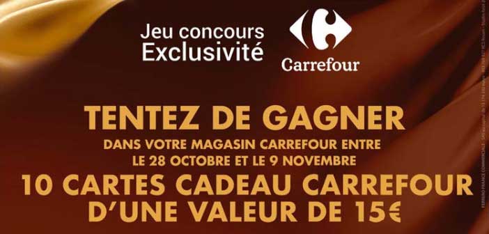 www.carrefour.fr - Jeu SMS Ferrero Carrefour