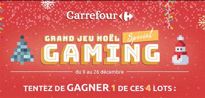 www.carrefour.fr - Grand Jeu Noël spécial Gaming