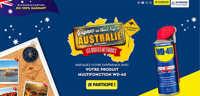 www.lesroutesmythiques.wd40.fr - Jeu WD-40 Road Trip en Australie