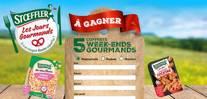 Jours-gourmands.stoeffler.com - Jeu Stoeffler Les Jours gourmands