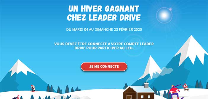 www.leaderdrive.fr - Jeu Un Hiver Gagnant Leader Drive
