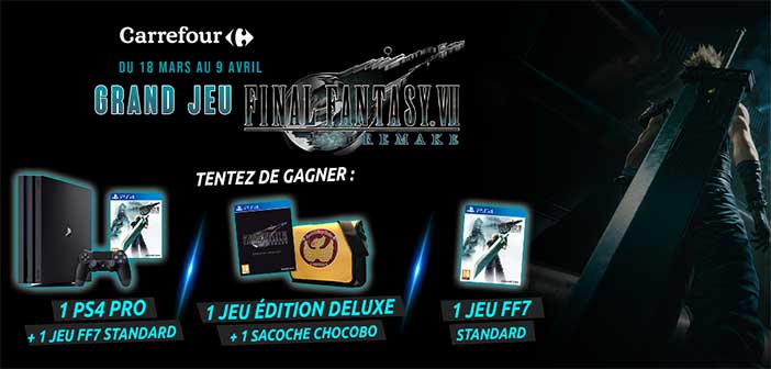 www.carrefour.fr - Grand Jeu Carrefour Final Fantasy VII Remake