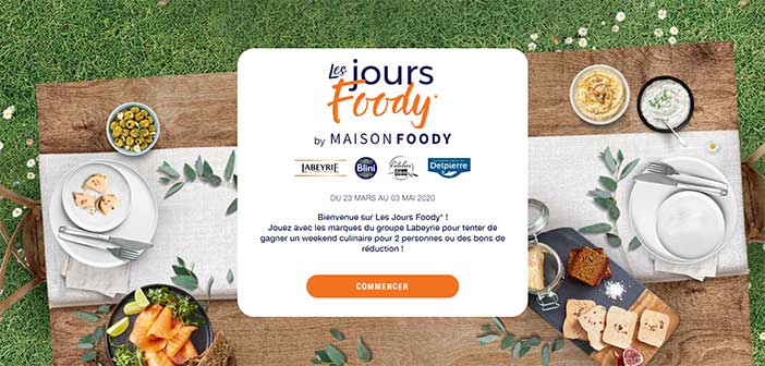 www.lesjoursfoody.fr - Grand Jeu Les Jours Foody