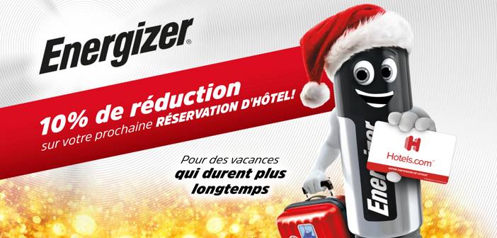 www.energizerholidays.com - Promotion Energizer Hotels.com