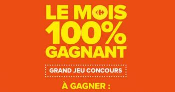 www.voyages.carrefour.fr - Jeu Le Mois 100% gagnant Voyages Carrefour