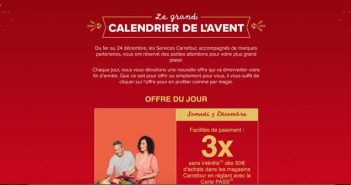 www.carrefour.fr - Grand Calendrier de l'Avent Service Carrefour