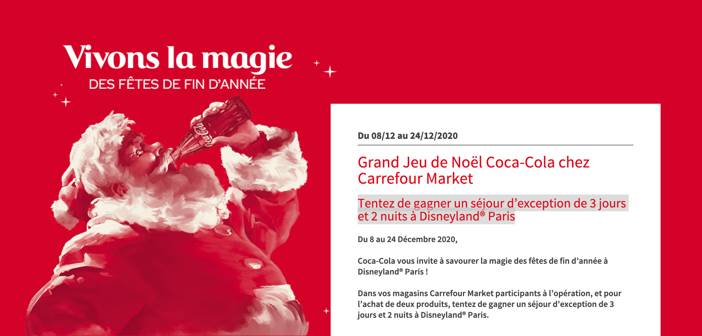 www.instants-plaisir.fr - Grand Jeu de Noël Coca-Cola Carrefour Market