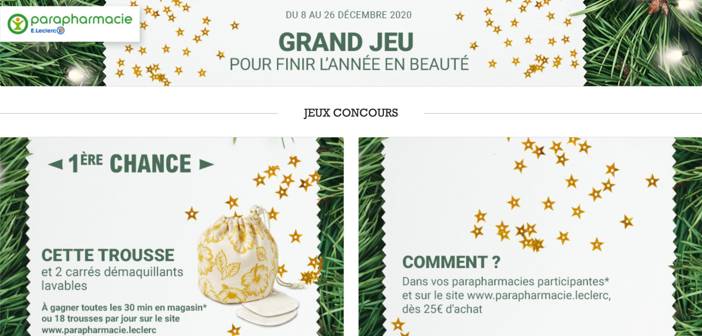 www.jeu.parapharmacie.leclerc - Jeu Noël Parapharmacie E.Leclerc 2020