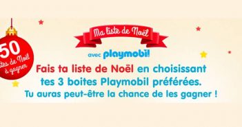 www.malisteplaymobil.fr - Grand Jeu Ma liste de Noël Playmobil 2021