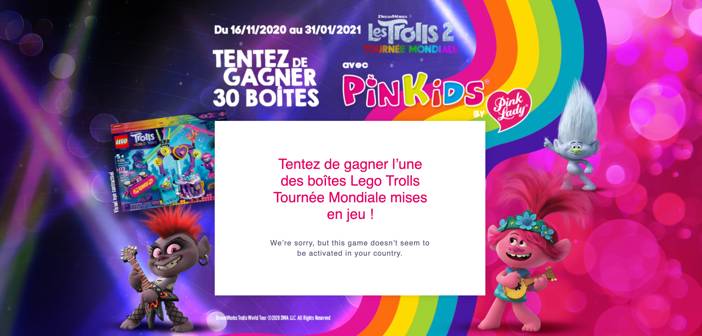 www.pinkids-trolls.com - Grand Jeu Pink Kids Trolls