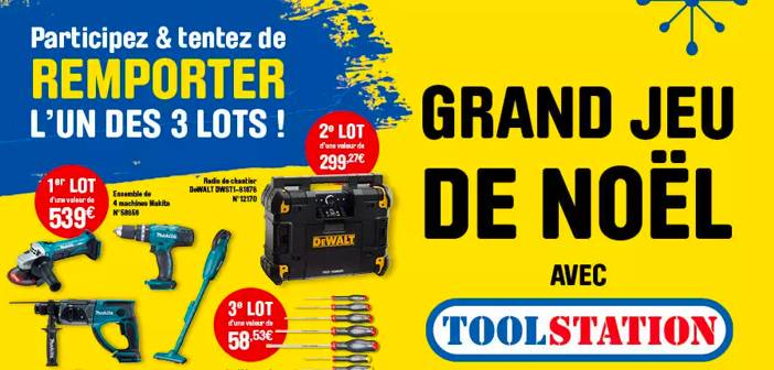 www.zone-outillage.fr - Grand Jeu de Noël ToolStation