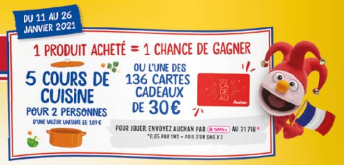 www.auchan.fr - Jeu SMS Joker Auchan