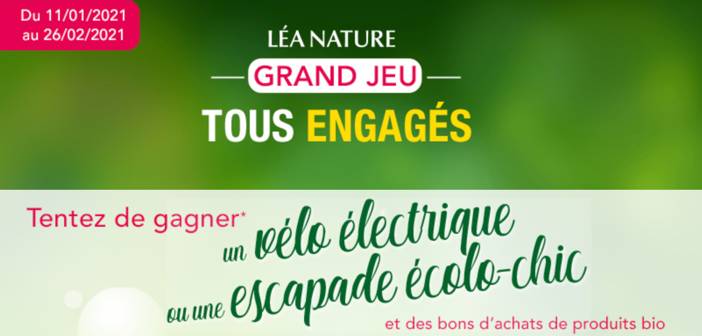 www.leanature.com - Grand Jeu Tous Engagés Léa Nature