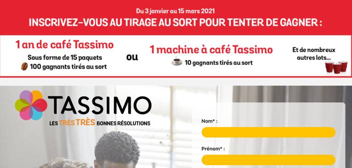 www.jeu.tassimo.fr - Jeu Tassimo Les Très Très bonnes résolutions