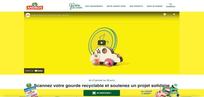 www.legestequicompte.andros.fr - Opération Challenge Recyclage Andros