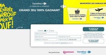 www.carrefour.fr - Grand Jeu de la rentrée des classes Carrefour