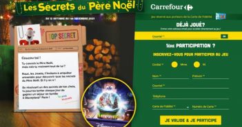 www.carrefour.fr/jeux-concours/secrets-pere-noel - Jeu Les Secrets de Noël Carrefour