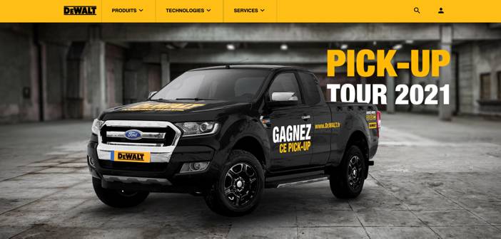 www.dewalt.fr/Pick-Up-Tour - Grand Jeu Dewalt Pick-Up Tour