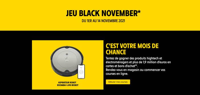 www.intermarche.com - Jeu Intermarché Black November 2021