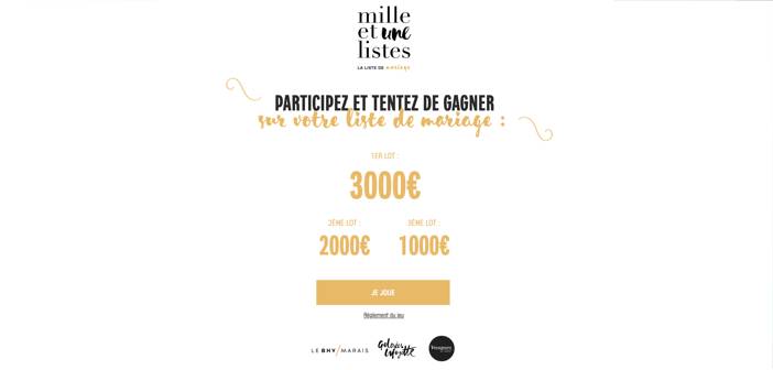 www.jeu-milleetunelistes.com - Jeu Concours Mille et une listes