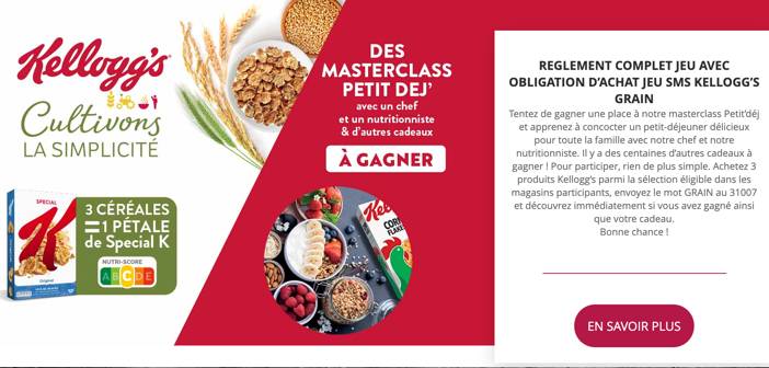 www.kelloggs.fr - Jeu SMS Kellogg's Grain