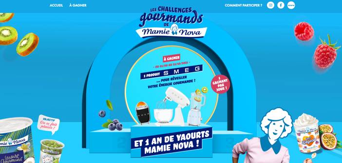 www.leschallengesdemamie.fr - Grand Jeu Les challenges gourmands Mamie Nova