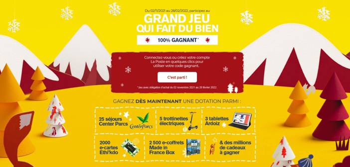 www.legrandjeu.laposte.fr - Grand Jeu La Poste Qui Fait du Bien