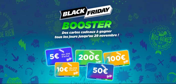 www.micromania.fr - Grand Jeu Black Friday Booster
