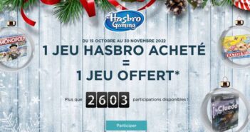 www.offre-hasbro-noel2022.fr - Offre de remboursement Hasbro Noël 2022