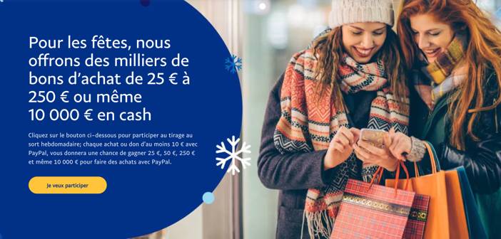 www.paypal.com - Grand Jeu Noël Paypal