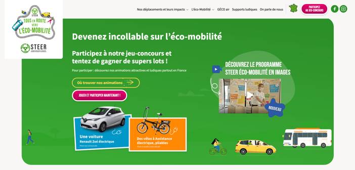 www.steer-ecomobilite.fr - Grand Jeu Concours Steer 2022