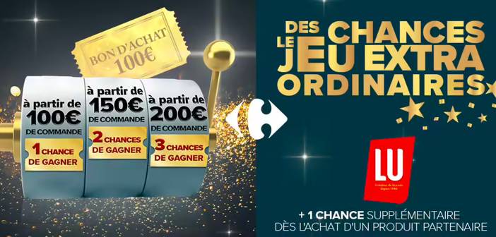 www.carrefour.fr - Grand Jeu des Chances Extraordinaires