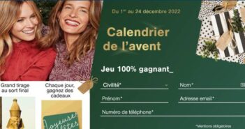 www.damart.fr Jeu Calendrier de l'Avent Damart 2022
