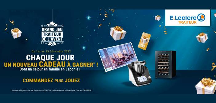 www.traiteur.leclerc - Grand Jeu Traiteur de l'Avent E.Leclerc 2022