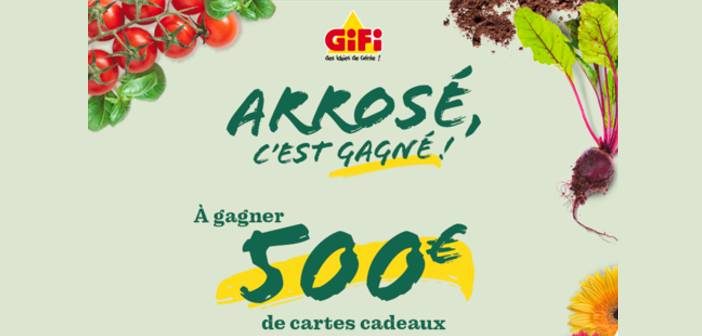 www.gifi.fr - Grand Jeu Gifi Arrosé c'est gagné