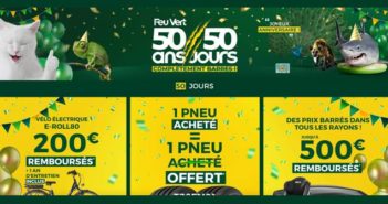 www.feuvert.fr - Opération Anniversaire 50 ans 50 jours Feu Vert