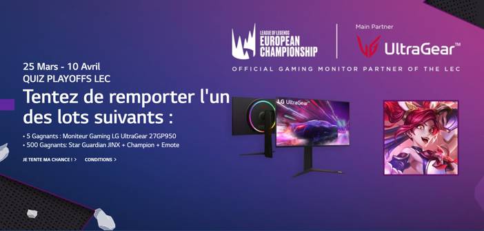www.lg.com - Grand Jeu LG LEC Playoffs Giveaway