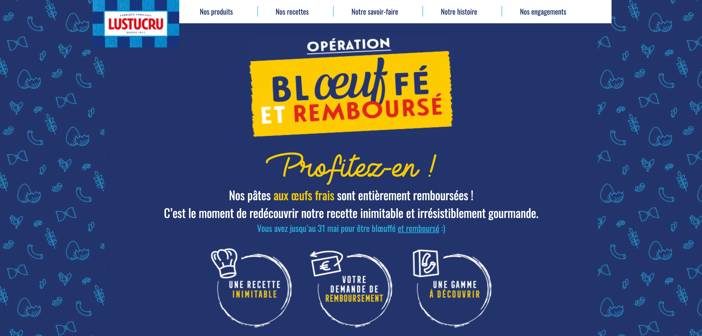 www.lustucru-promo.fr - Opération Lustucru Bloeuffé et remboursé