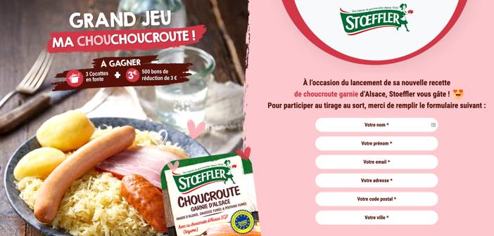 www.ma-chouchoucroute.fr - Grand Jeu Stoeffler Ma Chouchoucroute