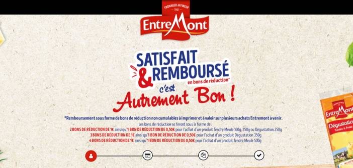 www.satisfait-entremont.com - Offre Satisfait & Remboursé c'est Autrement Bon